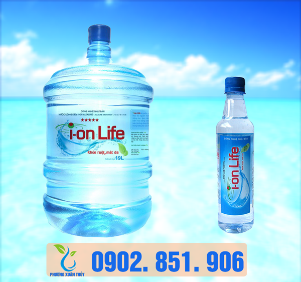 Đại lý nước uống ion life đóng chai  tại quận 9 TP HCM